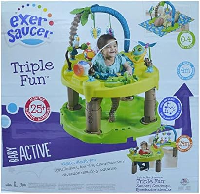 triple fun exersaucer