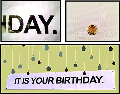 It is Your Birthday.The Office Birthday Decorations,Banner 48 PC Set Vinyl Banner,Brown Black Gray B - //coolthings.us