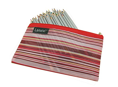 Lanxivi 48 Marco Colored Pencils with Pen Pouch Set/Color Professional Art Drawing Pencils for Artist Sketch Drawing Oil Base Drawing - Thumbnail 5