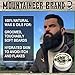 Mountaineer Brand Natural Beard Balm with Pine Tar Scent | Scents Inspired by Nature | Beard Butter for Men | Leave in Condidtioner | Hydrates, Softens and Tames | Made in West Virginia | 2oz