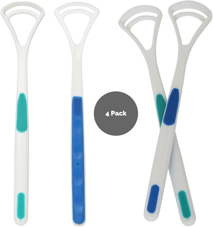 Plastic Tongue Scrapers and Tongue Cleaner [4 Pack] Amazon.co.uk