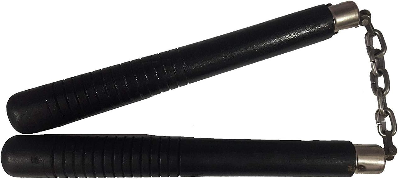 NHD Dragon D11 Martial Art Self Defense Equipment Nunchaku, Black