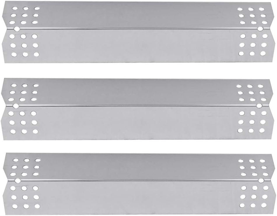 Denmay 37cm Stainless Steel BBQ Heat Plate Flame Diffuser for Charbroil Uniflame, Beefeater 3, Landmann,Flame tamer