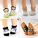 Haley Clothes Newborn Baby Anti-Slip Socks Toddler Non-Skid Socks for Kids (7 Pairs/Box Baby Boys Infant Socks Gift Set), Size L (fits for 6-12 Months)