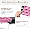 3-Barrel-Hair-Waver-BESTOPE-Hair-crimpersTongs-25mm-Hair-Curling-Iron-Tourmaline-Ceramic-Curling-Wand-Beach-Wave-for-Long-Hair-Styling-with-2-Temperature-Mode-Control-Pink 3 Barrel Hair Waver, BESTOPE Hair crimpers/Tongs 25mm Hair Curling Iron Tourmaline Ceramic Curling Wand Beach Wave for…