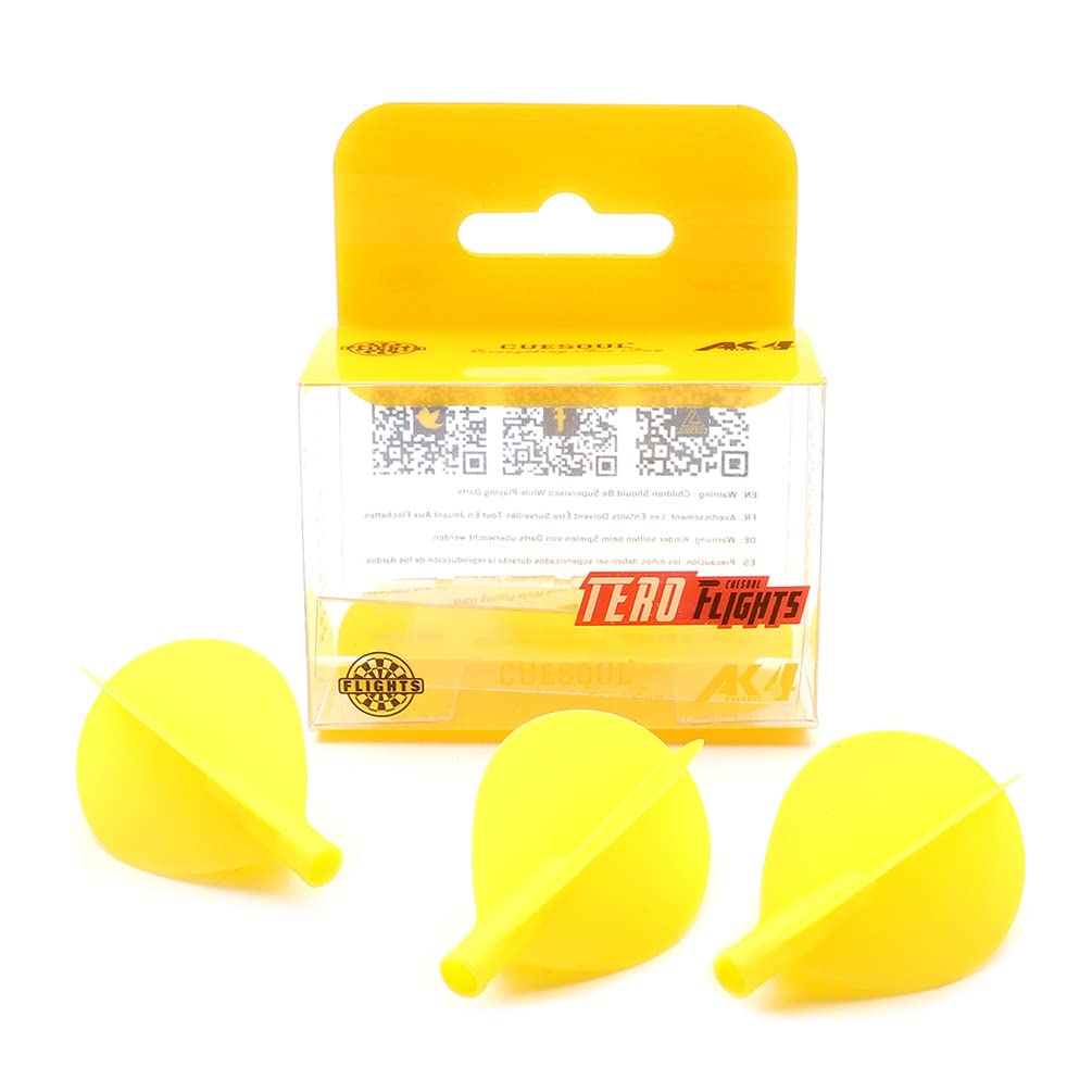 CUESOUL TERO AK4 Dart Flights pear shape,Set of 3 pcs(CS-AK4+4SDYS) — image 1