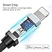 Aimus Phone Charger Cable 6FT Cotton Braided Data Cable Line USB Charger Cable Gaming Charging Cable Cord Compatible with iPhone X/8/8 Plus/7/7 Plus/6/6s/5/5S, iPad and iPod-Black
