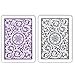 Copag 1546 Design 100% Plastic Playing Cards, Poker Size (Standard) Purple/Grey Jumbo Index (1 Set)
