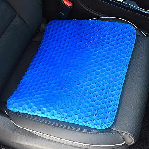 Gel Seat Cushion Office Chair Back Coccyx Tailbone Pain