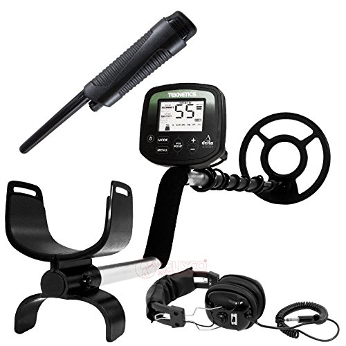 Teknetics Delta 4000 Metal Detector w/ 8" Submersible Coil Plus Accessory Package