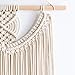 Mkono Macrame Wall Hanging Fringe Woven Wall Decor Bohemian Home Decorations for Apartment Bedroom Living Room Dorm