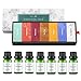 Aromatherapy Top 7 Essential Oils 100% Pure & Therapeutic-Grade, Essential Oil Set - Basic Sampler Gift Set & Kit (Rosemary, Lavender, Peppermint, Eucalyptus, Lemongrass, Orange, Tea Tree)