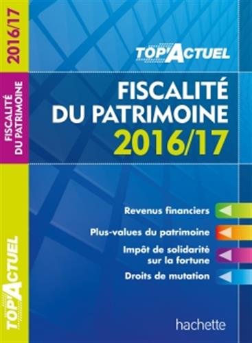 Fiscalité du patrimoine 2016-17
