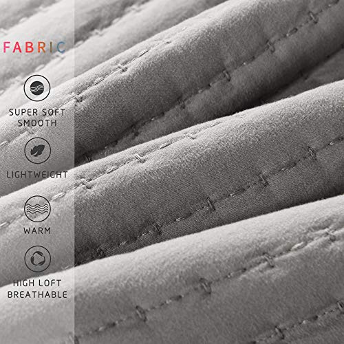 image for KASENTEX Quilt Mini Set-Stone Washed-Super Soft Bedspread-Light Weight