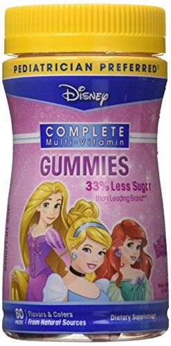 Disney MultiVitamin Princess Gummies, 60 pieces