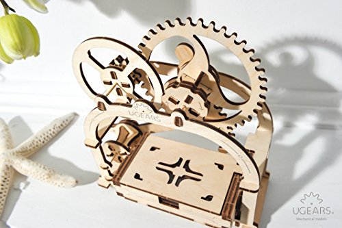Ugears Mechanical Etui 3D Puzzle, Wooden Building Blocks, De