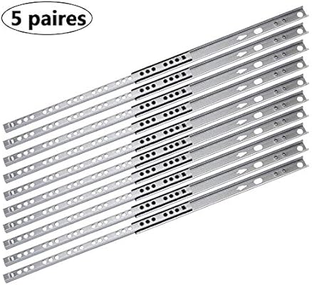 Multiware Ball Bearing Drawer Runners For Grooved Drawer Sides