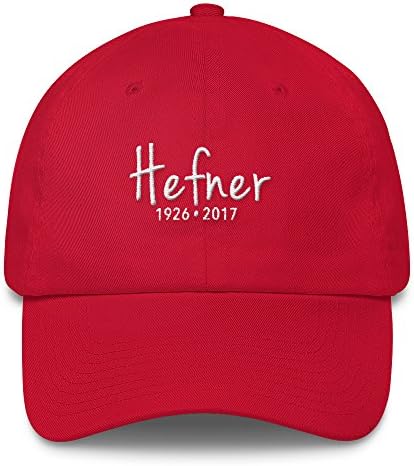 Hugh Hefner Tribute Hat - Cotton Baseball Cap