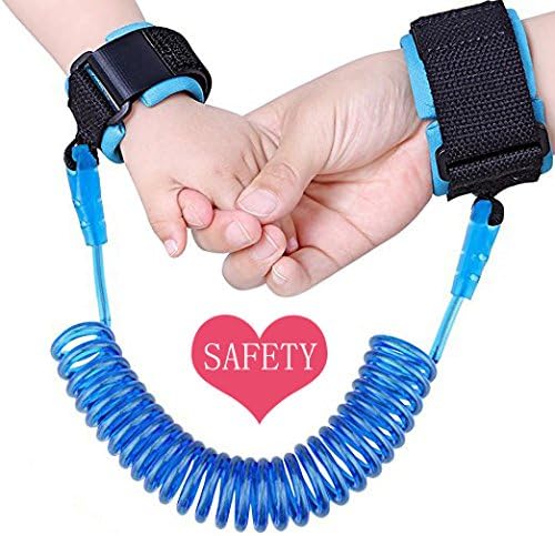 DREAMZE Baby Child Anti Lost Safety Velcro Wrist Link (2.5m Blue)
