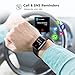 LETSCOM Smart Watch Fitness Tracker Heart Rate Monitor Step Calorie Counter Sleep Monitor Music Control IP68 1.3