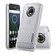 Moto E4 Case, DUX DUCIS [Dream Series] Carbon-Fiber Trim Dynamic Durable Anti-Slip, TPU Impact Shock-Absorbent Case for Moto E 4th Generation (USA Version) (Translucent)