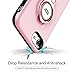 ICONFLANG iPhone 8 Case,iPhone 7 Case,iPhone SE 2nd Generation Case, 360 Degree Rotating Ring Kickstand Shockproof Impact Protection Function Can Work with Magnetic Car Mount case 2018- Pink