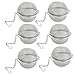 SySrion New Stainless Steel Mesh Tea Balls -Quality Stainless Steel - Durable and Rust Resistant(Pack of 6)