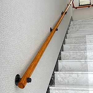 Pasamanos para escaleras de madera Pasamanos montado en la pared