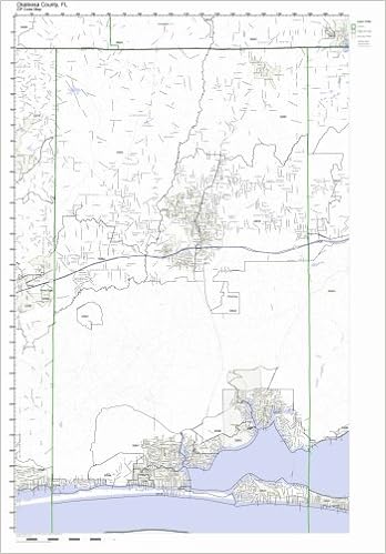 Okaloosa County Florida Map Amazon - Okaloosa County, Florida Fl Zip Code Map Not Laminated: Office  Products