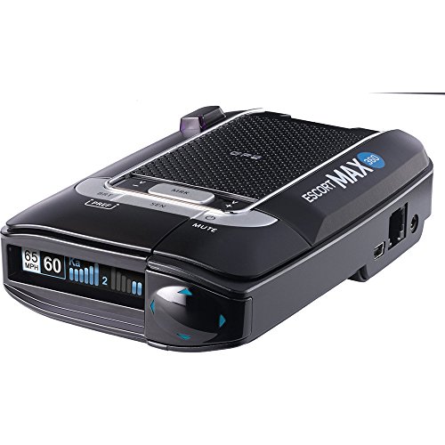 Escort Max 360 Radar Detector Bundle Includes, Car Mirror Mount Bracket For Radar Detectors + Radar Detector Mirror Wire Power Cord