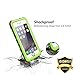 iPhone 5 5S SE Case Waterproof, iThrough ã€NEWã€‘iPhone 5 5S SE Underwater Case/2M, Shockproof Dirtproof Snowproof Rain Proof, Heavy Duty Full Protection Phone Case Cover for iPhone 5 5S SE (Green)
