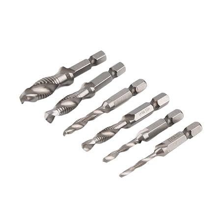 Generic 1Pc 2017 Top Sale 6 pcs Hexagon Shank Handle Compound Awl-shaped Drilling Bit Screwdriver High quty