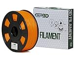 GP3D ABS Orange 3D Printer Filament - 1KG 1.75mm 2.2lbs. Compatible With 3D Printers Reprap, Makerbot Replicator 2, Makergear M2 and up, Afinia, Solidoodle 2, Printrbot