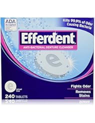 Efferdent Anti-bacterial Denture Cleanser, 2-Pack
