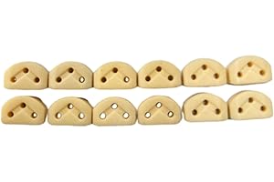 12pcs Guitar String Ties Bridge Beads for Acoustic & Nylon Classical Rollers Trees Retainer Guide