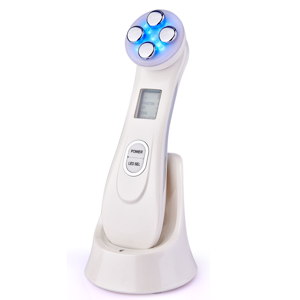 Watch RF Radio Frequency EMS LED Photon Skin Care Beauty Machine