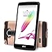 LG G Stylo Case, 2-Piece Style Hybrid Shockproof Hard Case Cover + Circle(TM) Stylus Touch Screen Pen And Screen Protector - Rose Gold