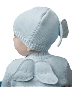 Baby Boy Blue Angel Wing Hat Size 0-12 Months - 198114