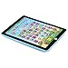 Kids Learning Pad Toy Children English Preschool Early Educational Computer Machine Tablet Blue