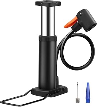 Amazon 自転車 空気入れ 仏式 米式 英式バルブ対応 Yblntek 携帯ポンプ 足踏み式 日本語説明書付き 空気入れ 自転車 ミニエアポンプ 小型軽量 高耐久性 フットポンプ コンパクト 収納便利 くうきいれ 自転車 バルブコネクタ付 バイク ボール 浮き輪 風船 空気入れ