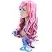 Long Curly Multi Color Rainbow Wig Halloween Anime Cosplay Wigs for Women Girls 24 Inches Long Wavy Heat Resistant Colored Cosplay Costume Lolita Wigs