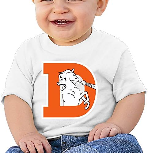 Huma Denver Bronco Horse Infant Summer Tshirt White 24 Months