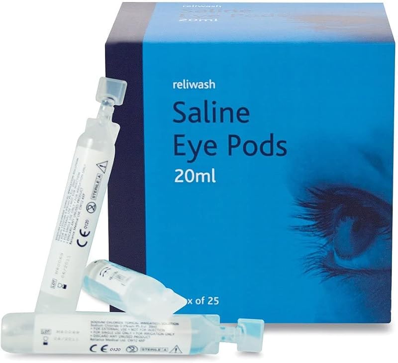 Reliance Medical Reliwash Sterile Saline Eye Wash Pods 25 x 20ml