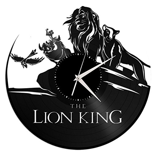 Lion King Vinyl Wall Clock Unique Gift