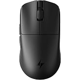 ATK Blazing Sky F1 V2 Ultra Max Wireless Gaming Mouse - Black | 54g Lightweight, PAW3395 Ultra Sensor, Up to 30000 DPI, 8K Polling Rate, 600 Hr Battery Life, Tri-Mode 2.4G/Bluetooth/Wired