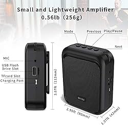 SHIDU Mini Voice Amplifier Portable Bluetooth