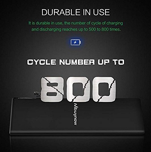 Mbuynow Batería del iPhone 5,Kit de Reparación Completo con Herramientas e Instrucciones de Alta apacidad (1440mAh) Nuevo 0 Ciclo