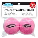 Pre-cut Walker Glide Balls - 15 Colors & Styles (Pink)