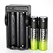 8 pcs 18650 5800mAh Li-ion 3.7V Rechargeable Battery + 2 pcs Dual Smart 18650 Battery Charger (NOT AA or AAA Battery)