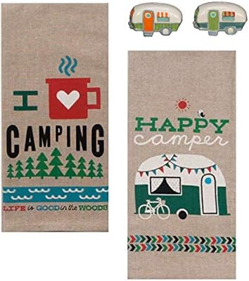 Fakkos Design Rv Decor Happy Camper And I Love Camping Kitchen